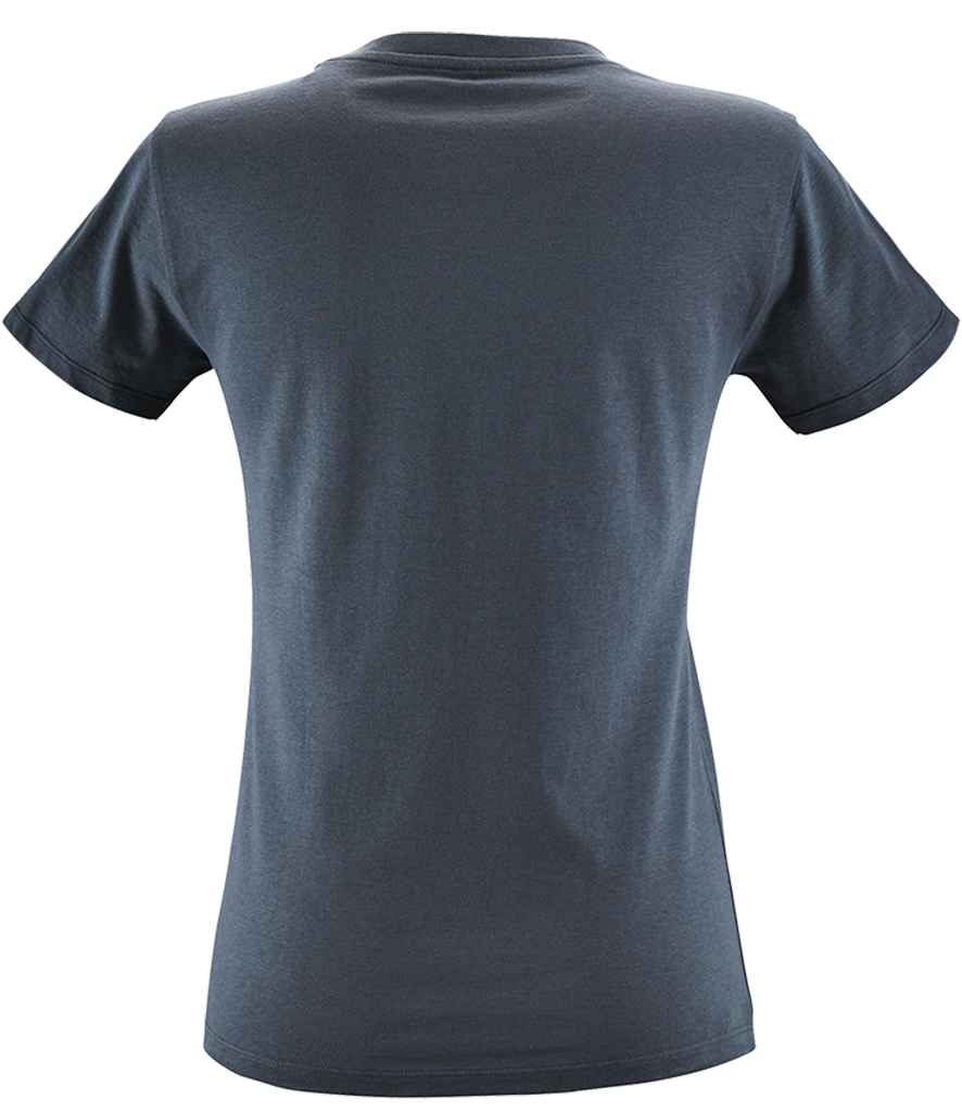 SOL'S Ladies Regent T-Shirt in Mouse Grey, back view