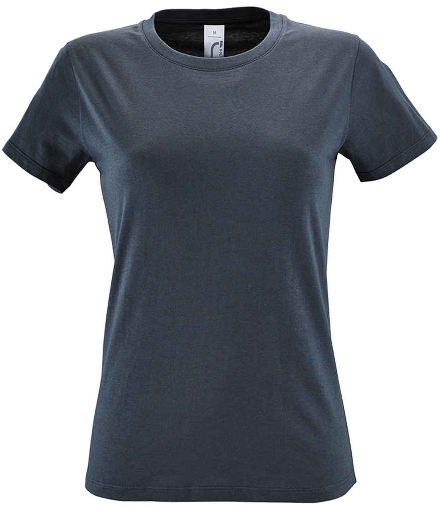 SOL'S Ladies Regent T-Shirt in Mouse Grey, front view