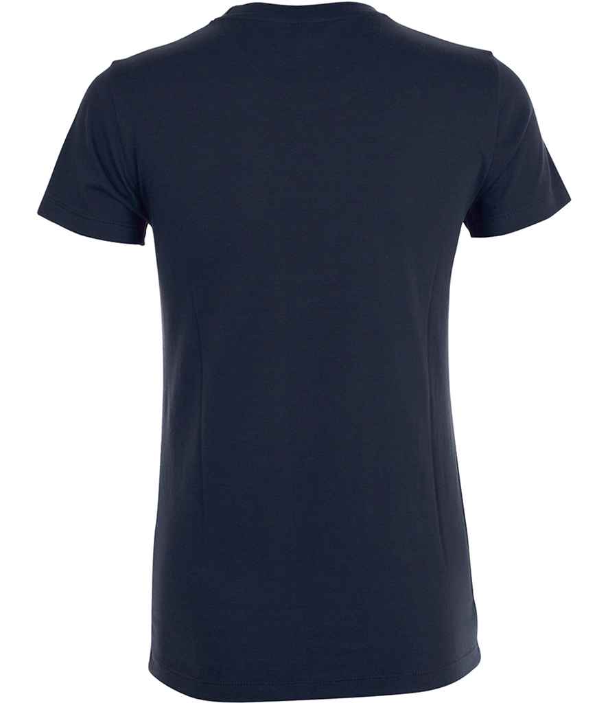 SOL'S Ladies Regent T-Shirt in Navy, back view