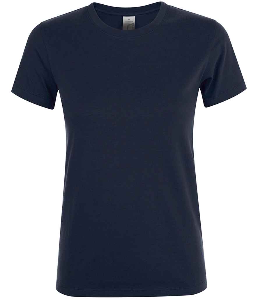 SOL'S Ladies Regent T-Shirt in Navy, front view