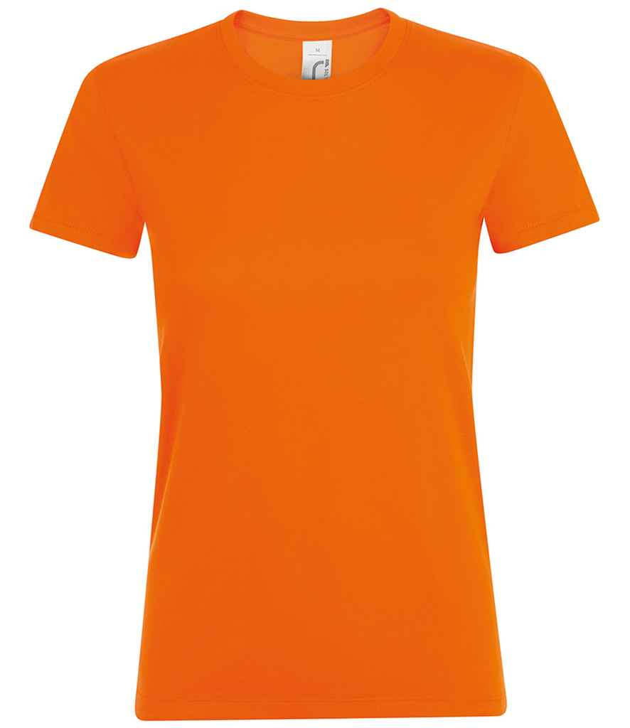 SOL'S Ladies Regent T-Shirt in Orange, front view