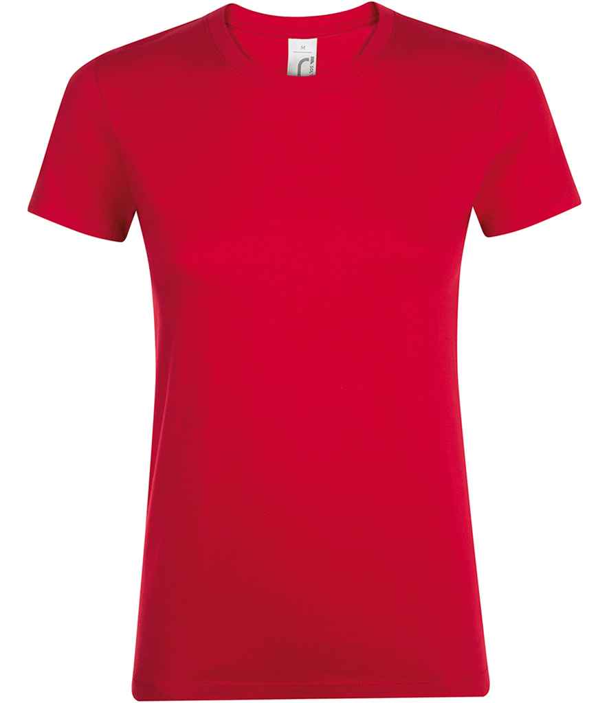 SOL'S Ladies Regent T-Shirt in Red, front view
