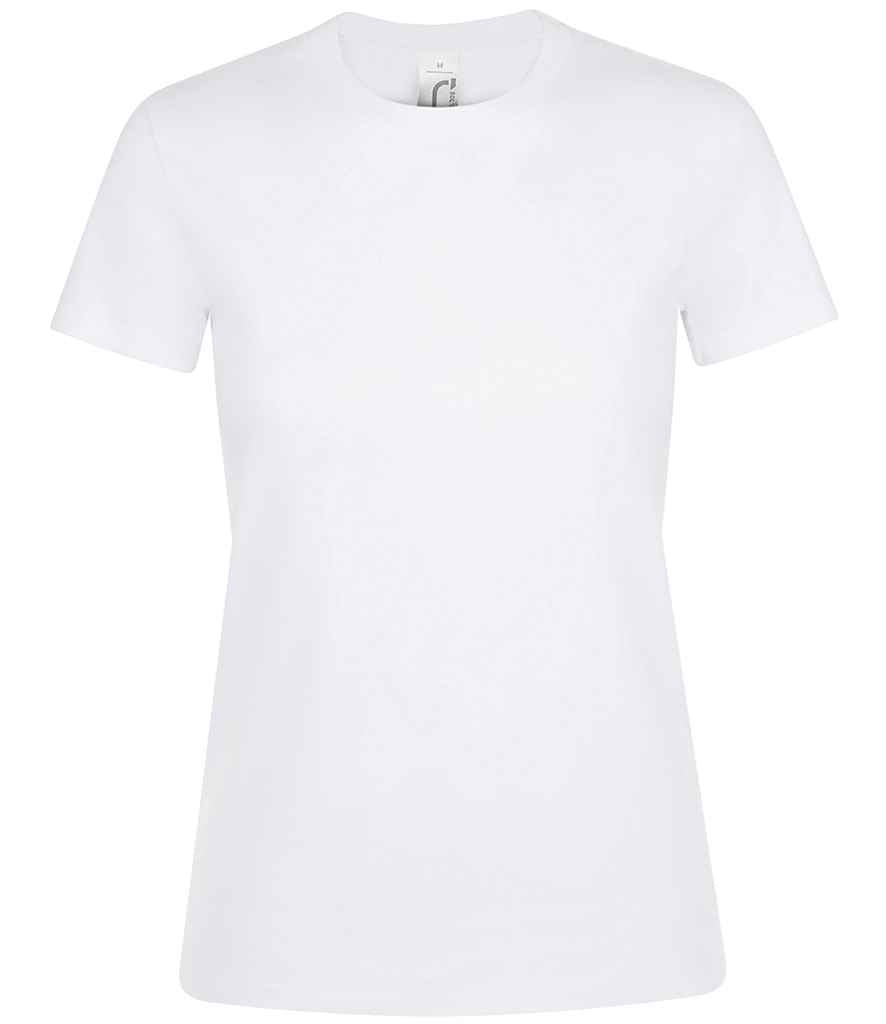 SOL'S Ladies Regent T-Shirt in White, front view