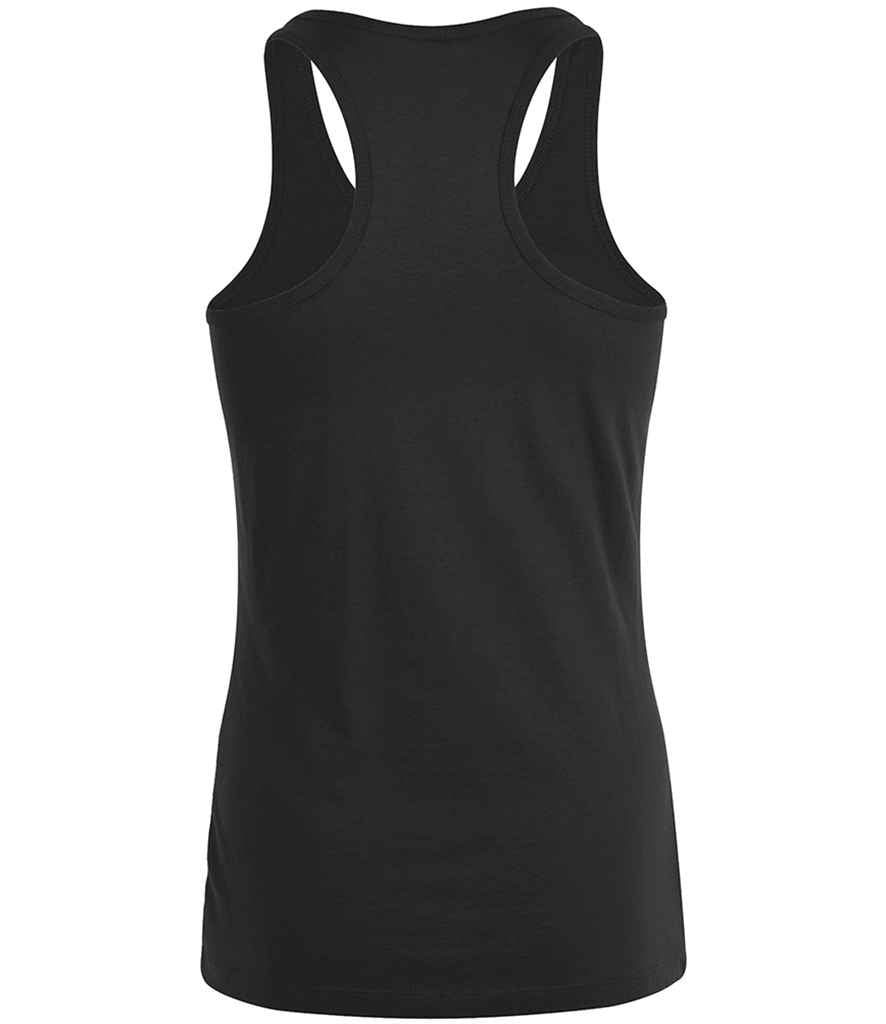 SOL'S Ladies Justin Vest in Black, back view
