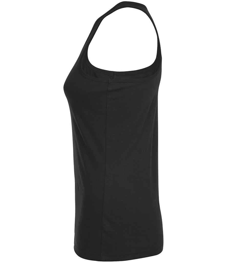 SOL'S Ladies Justin Vest in Black, side view