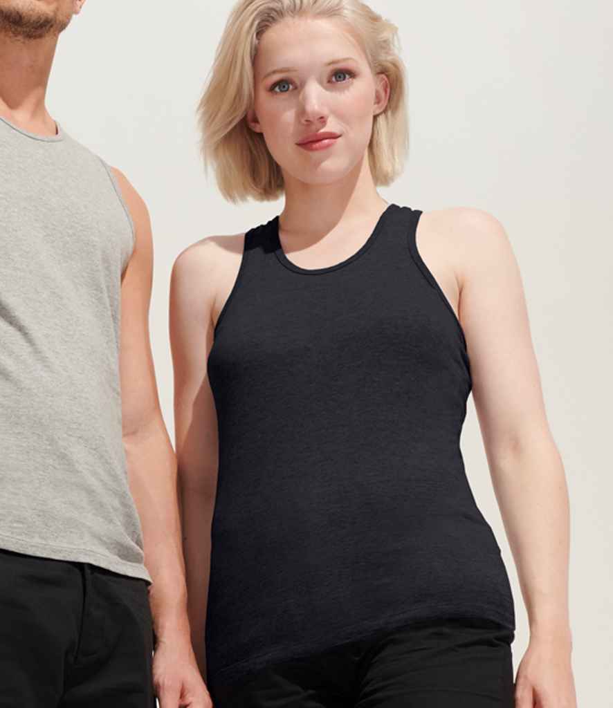 SOL'S Ladies Justin Vest in Black