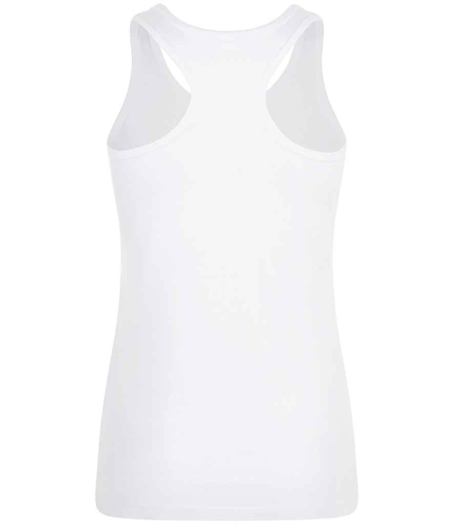 SOL'S Ladies Justin Vest in White, back view