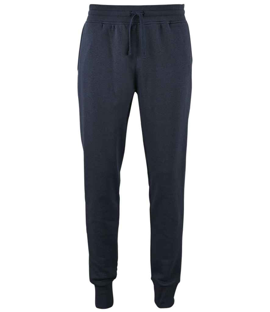 SOL'S Jake Slim Fit Jog Pants in French Navy, front view