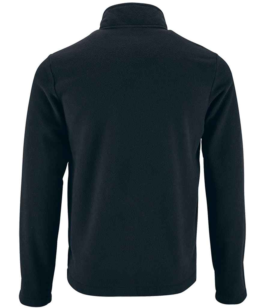 SOL'S Norman Fleece Jacket in Navy, back view