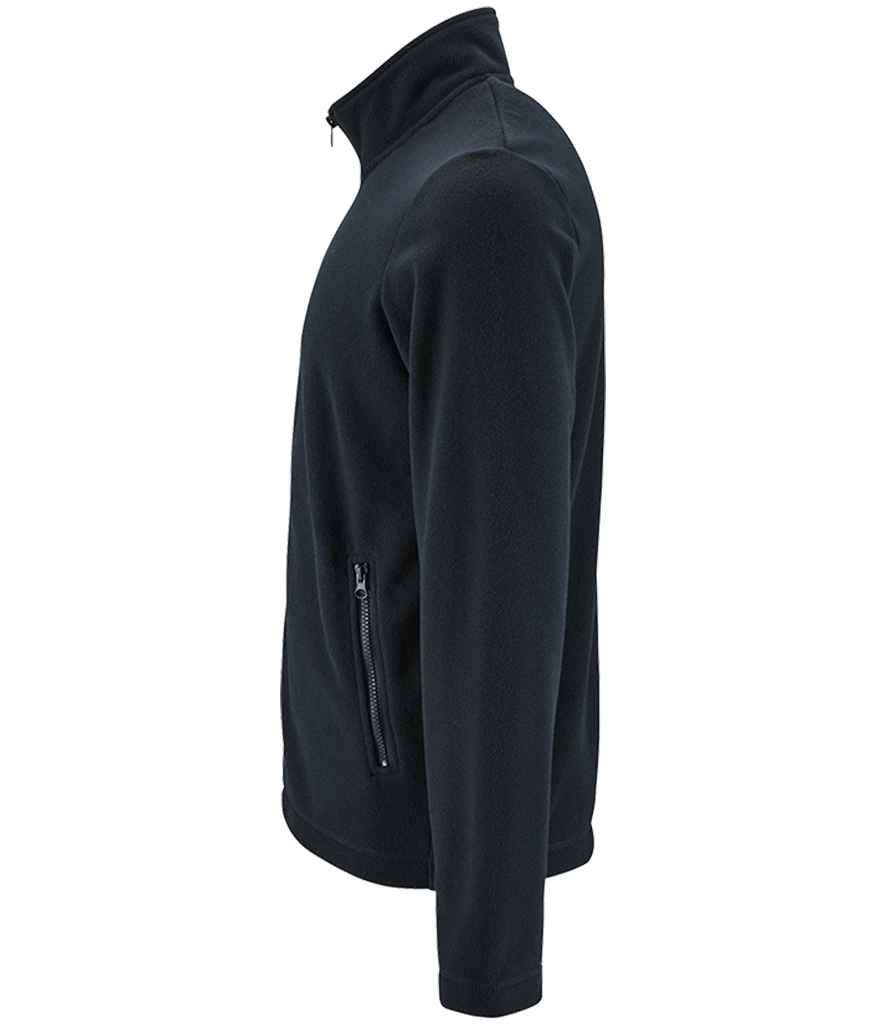 SOL'S Norman Fleece Jacket in Navy, side view