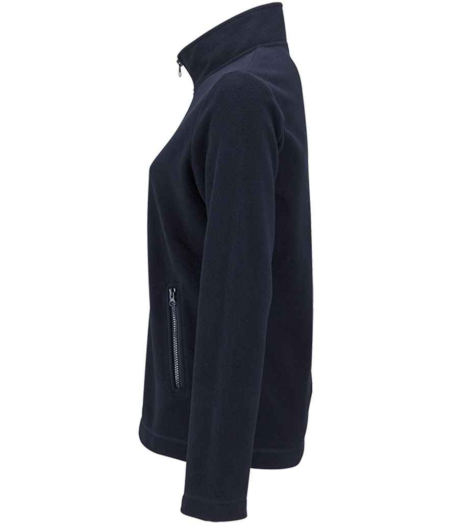 SOL'S Ladies Norman Fleece Jacket in Navy, side view