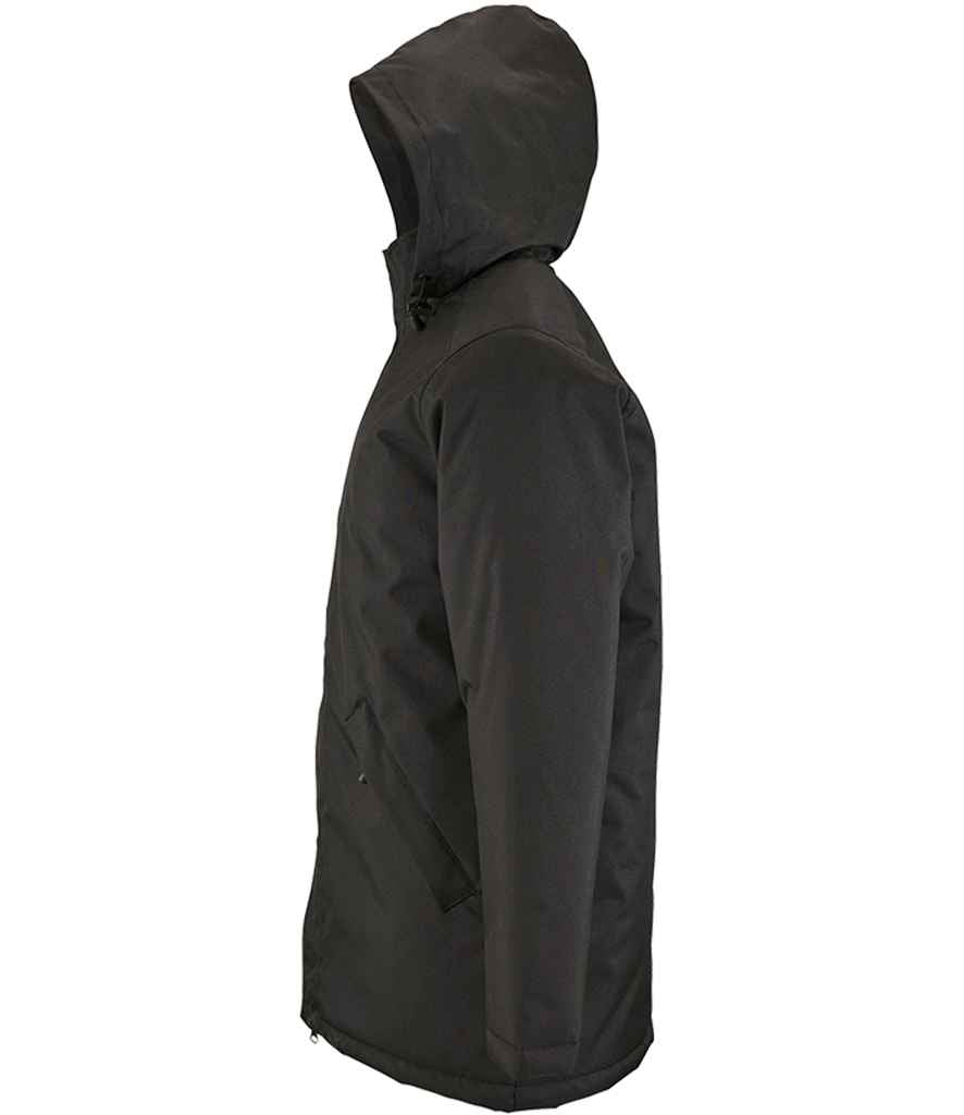 SOL'S Unisex Robyn Padded Jacket in Black, side view