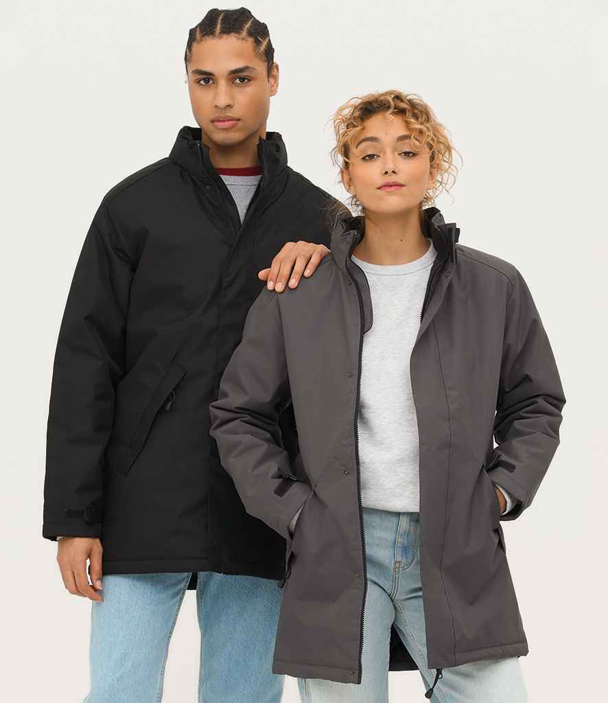 SOL'S Unisex Robyn Padded Jacket in Charcoal
