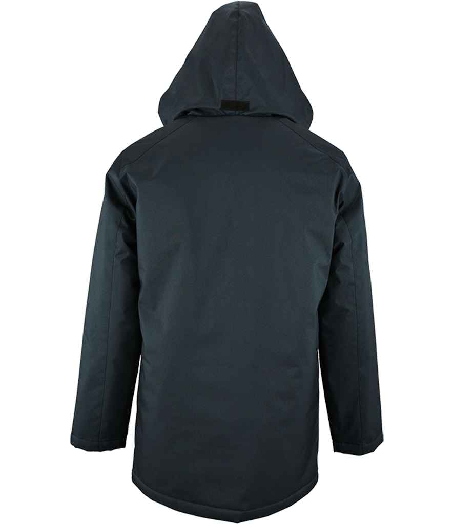 SOL'S Unisex Robyn Padded Jacket in French Navy, back view