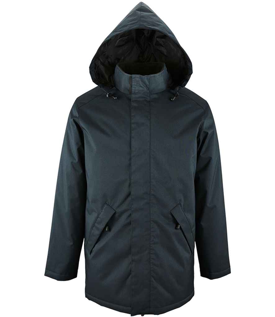 SOL'S Unisex Robyn Padded Jacket in French Navy, front view