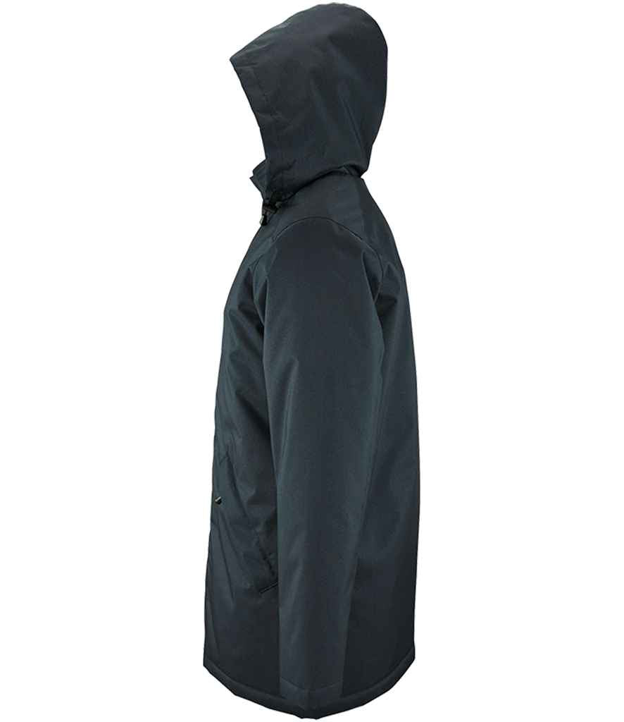 SOL'S Unisex Robyn Padded Jacket in French Navy, side view