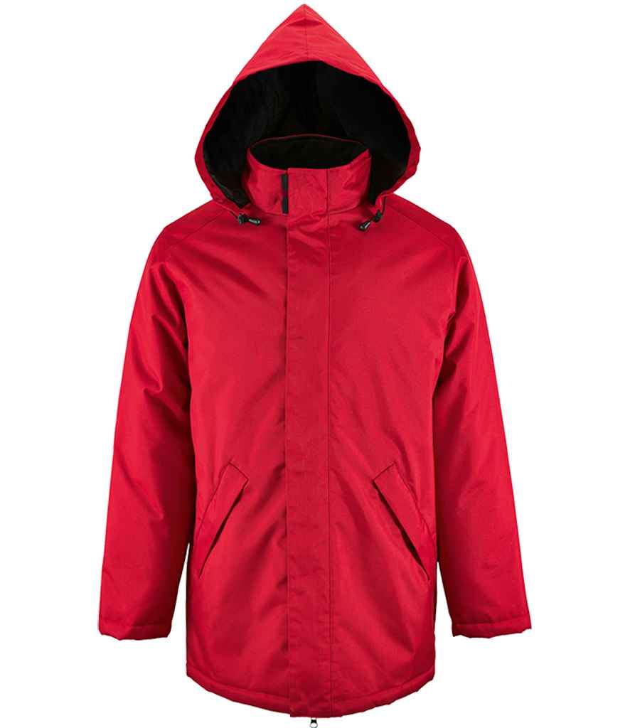 SOL'S Unisex Robyn Padded Jacket in Red, front view