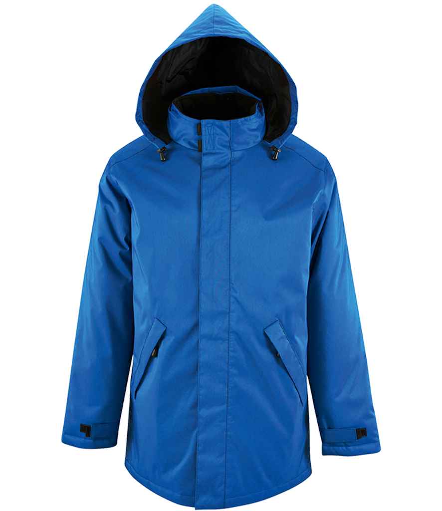 SOL'S Unisex Robyn Padded Jacket in Royal Blue, front view