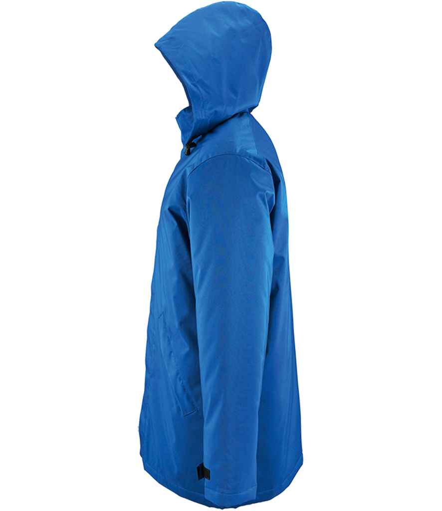 SOL'S Unisex Robyn Padded Jacket in Royal Blue, side view