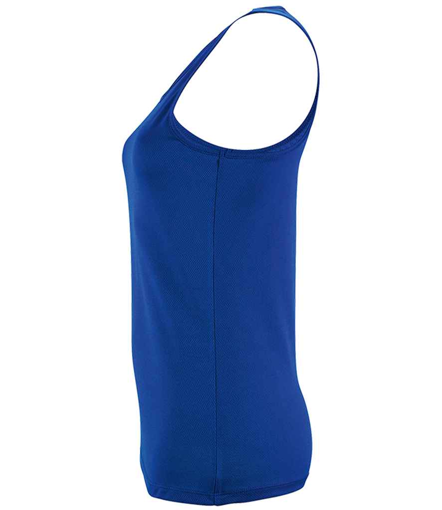 SOL'S Ladies Sporty Performance Tank Top in Royal Blue, side view