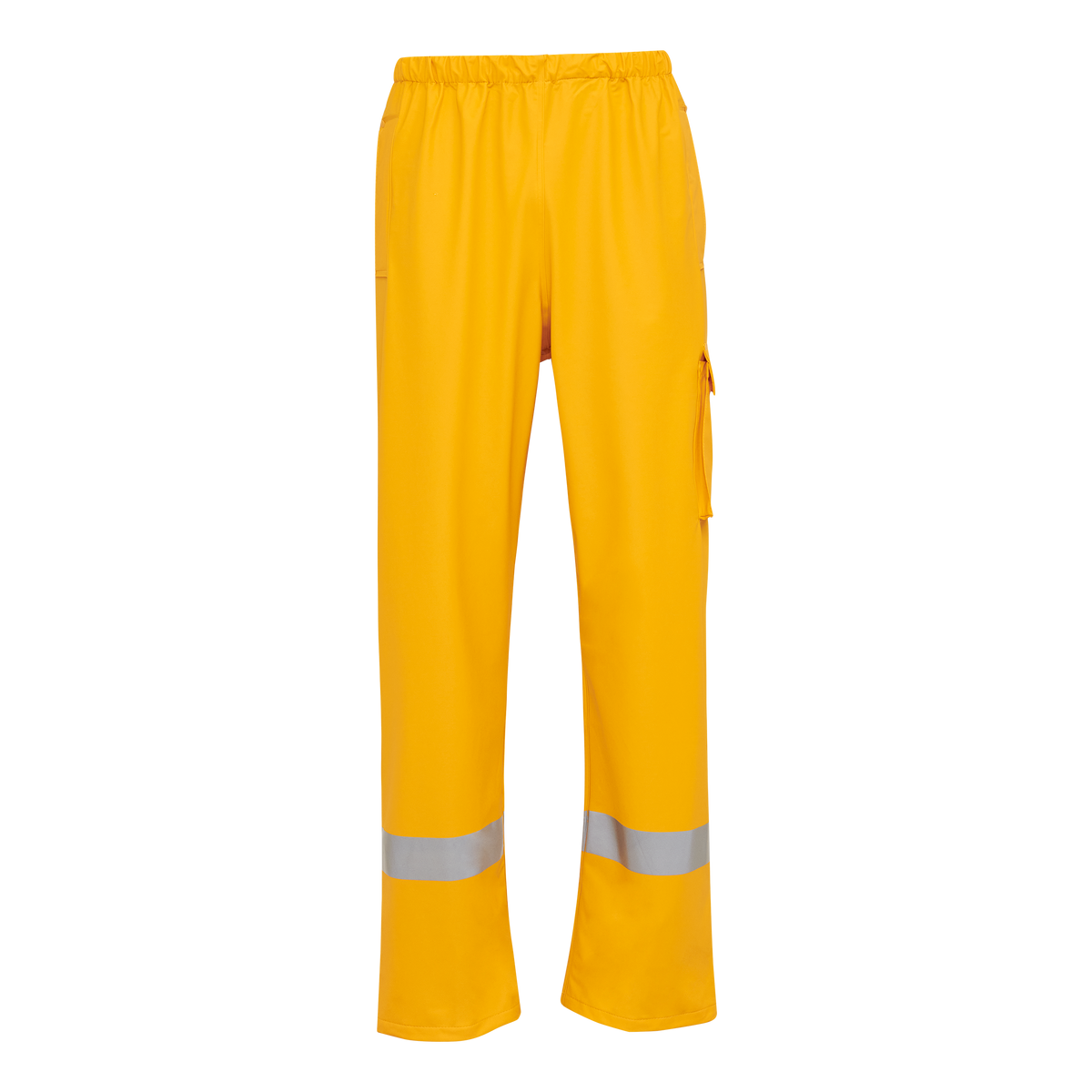 ELKA Rainwear Dry Zone D-Lux trousers with reflective stripes in Yellow