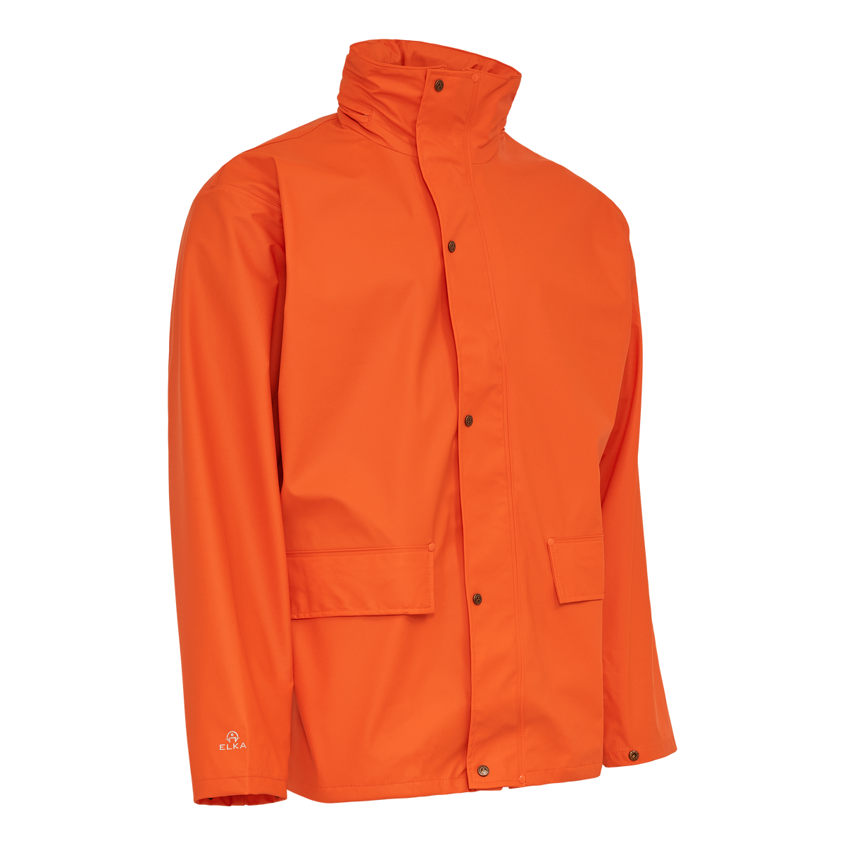 ELKA Rainwear Dry Zone PU Rain Jacket in Orange