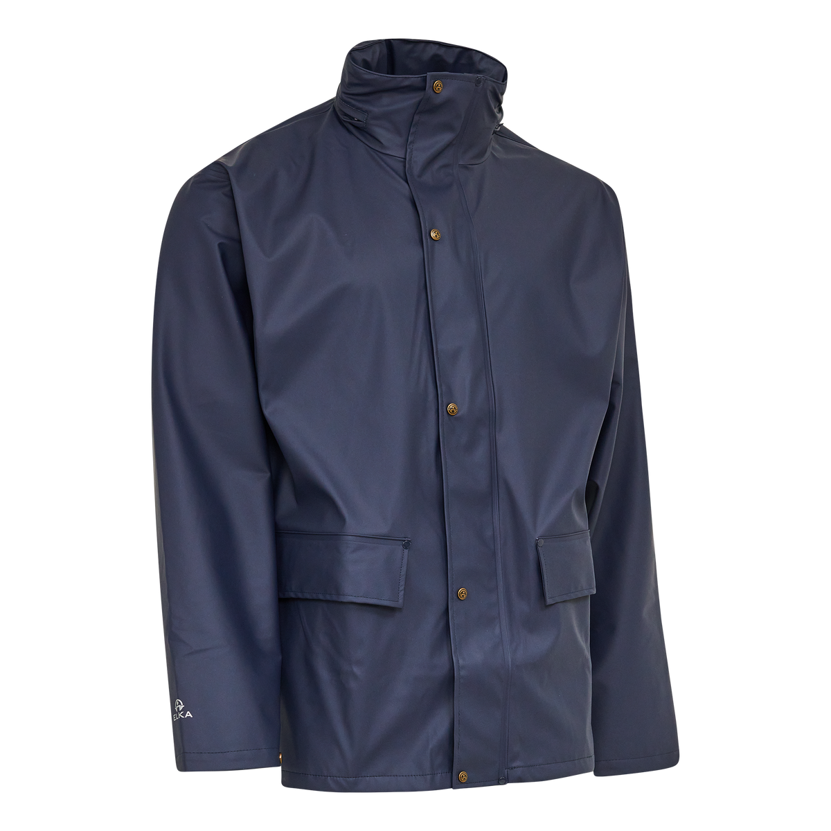 ELKA Rainwear Dry Zone PU Rain Jacket in Navy
