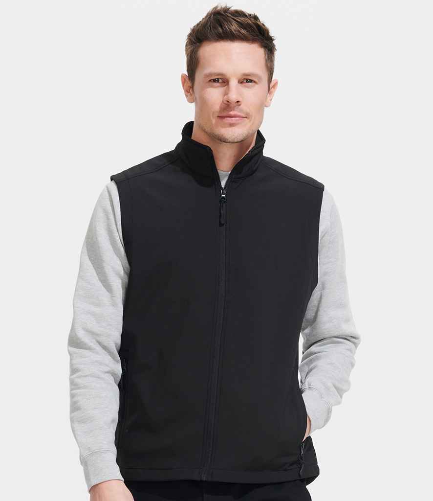 SOL'S Race Soft Shell Bodywarmer in Black