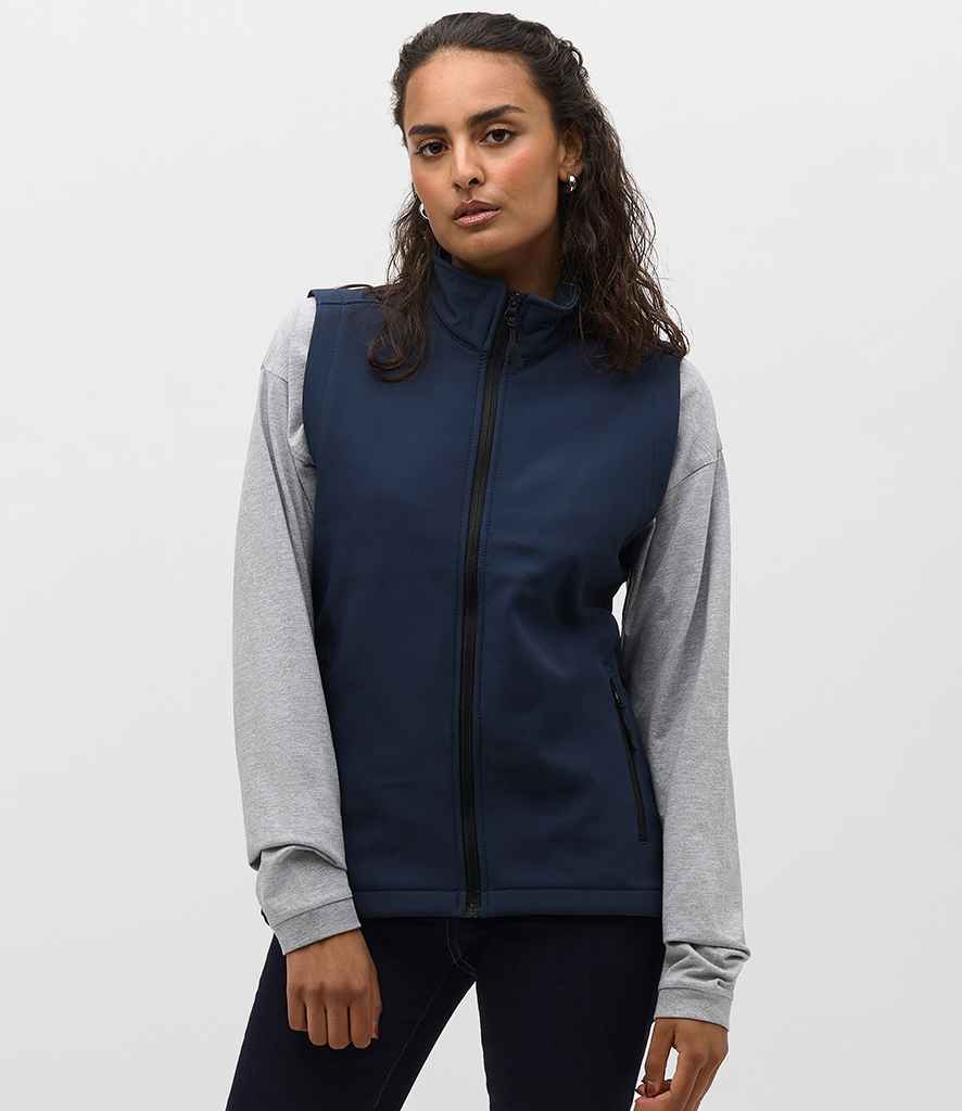 SOL'S Ladies Race Soft Shell Bodywarmer in French Navy