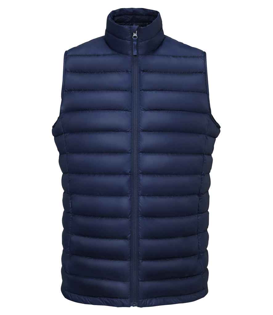 SOL'S Wilson Lightweight Padded Bodywarmer in French Navy, front view