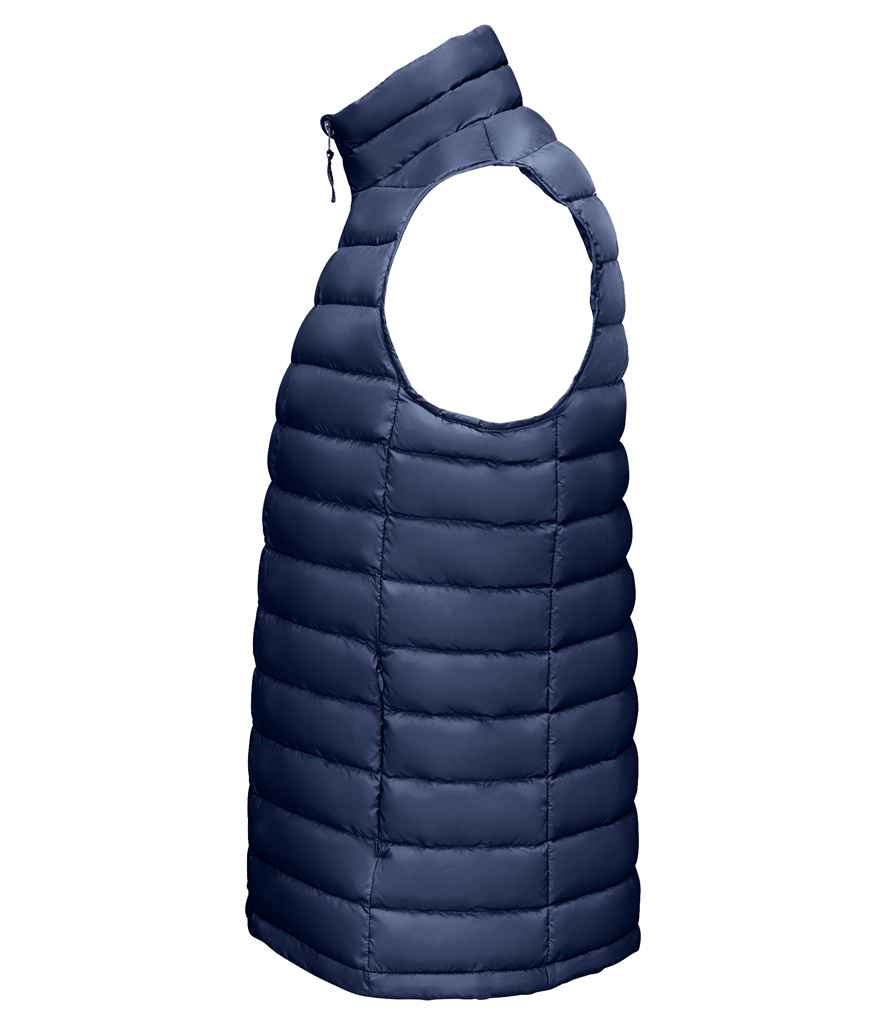 SOL'S Wilson Lightweight Padded Bodywarmer in French Navy, side view