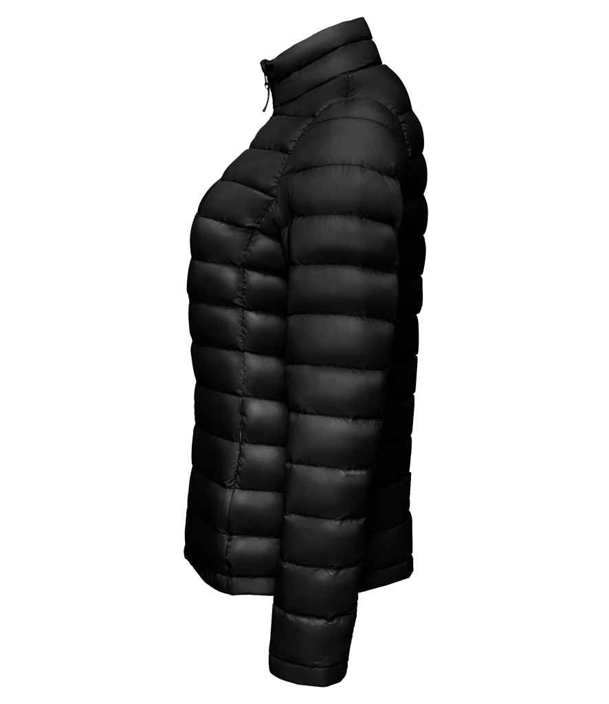 SOL'S Ladies Wilson Lightweight Padded Jacket in Black, side view