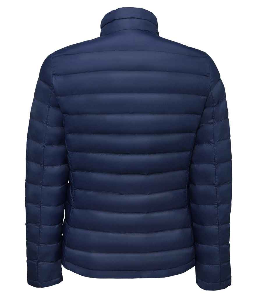 SOL'S Ladies Wilson Lightweight Padded Jacket in French Navy, back view