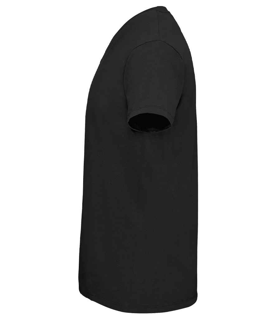 SOL'S Imperial V Neck T-Shirt in Deep Black, side view