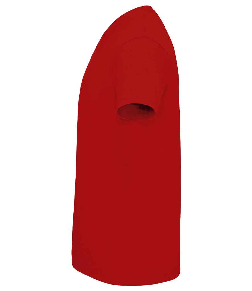 SOL'S Imperial V Neck T-Shirt in Red, side view