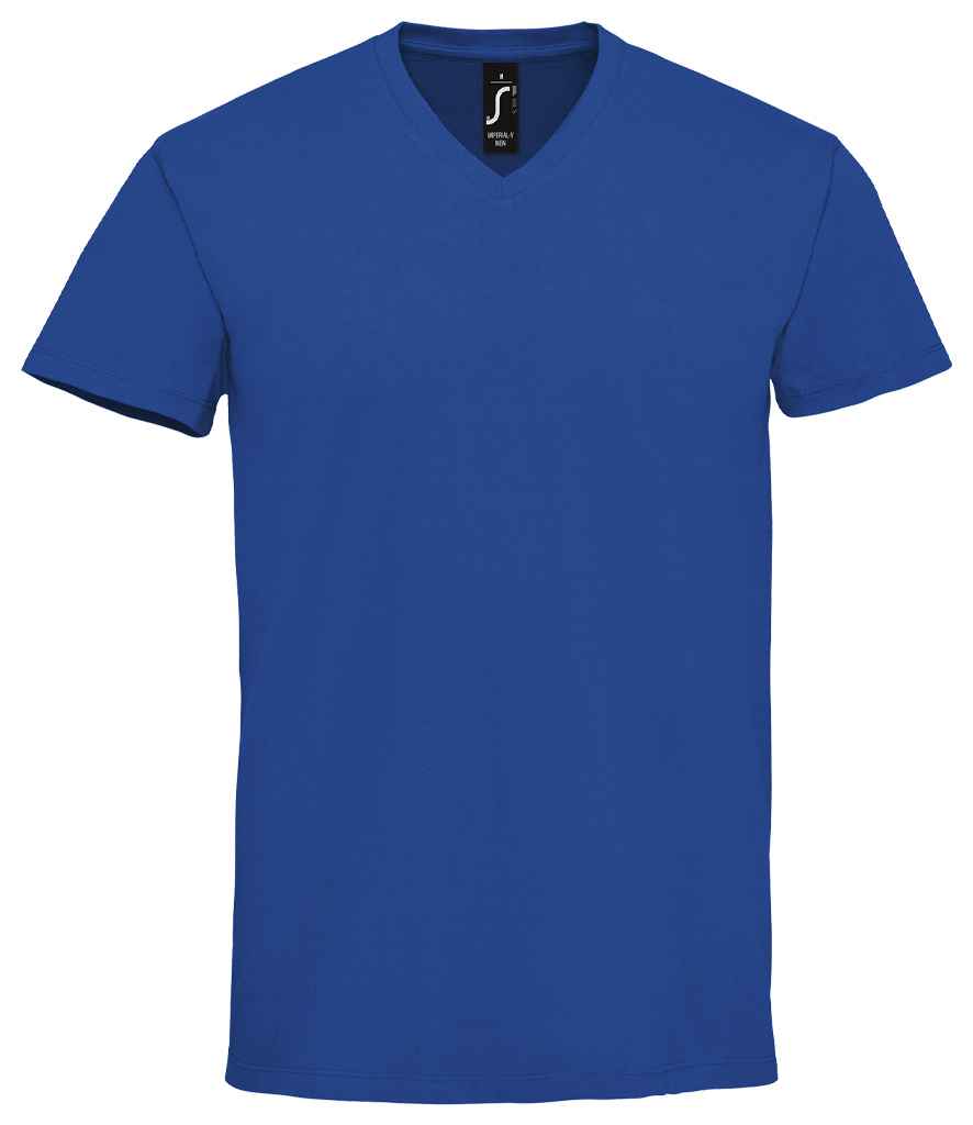 SOL'S Imperial V Neck T-Shirt in Royal Blue, front view
