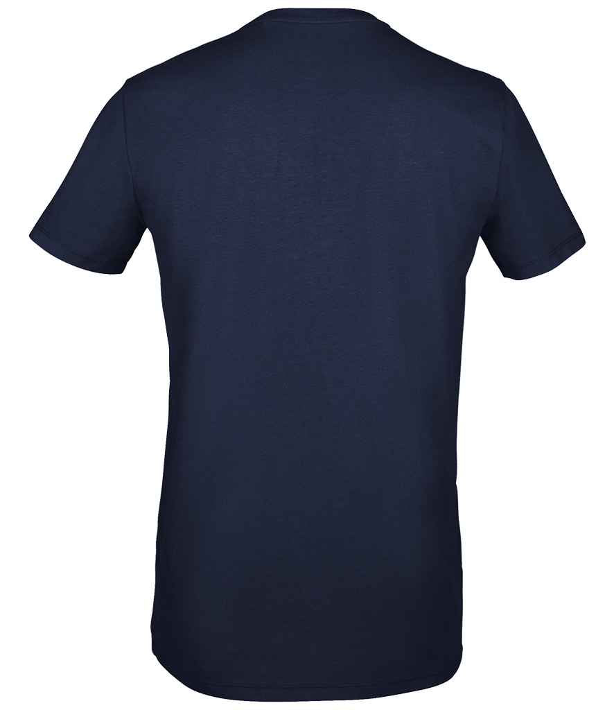 SOL'S Millenium Stretch T-Shirt in French Navy, back view