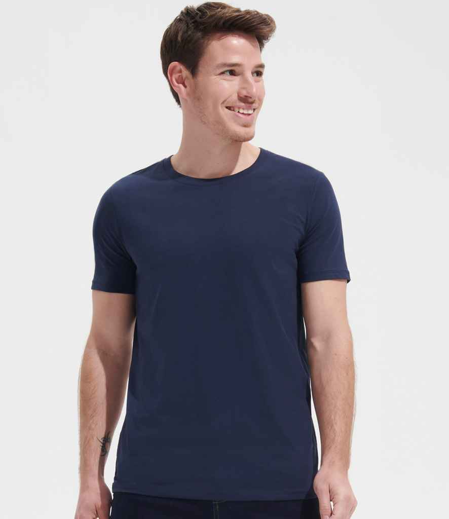 SOL'S Millenium Stretch T-Shirt in French Navy