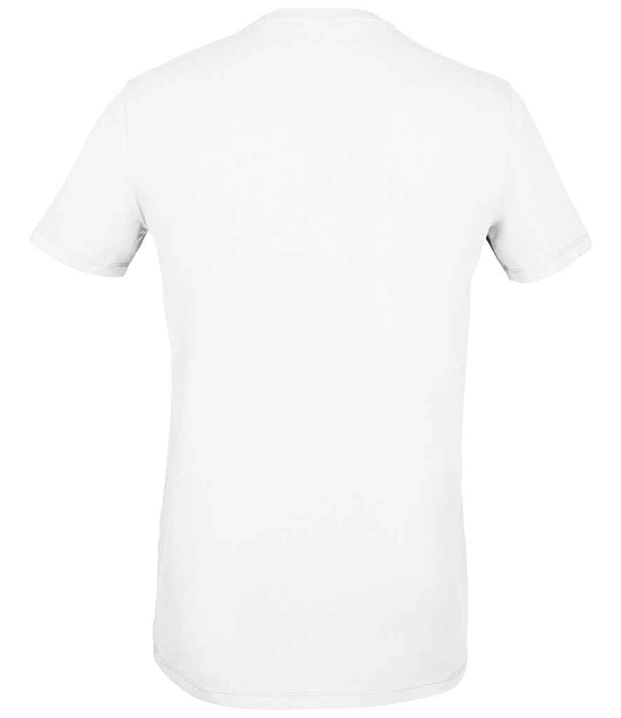 SOL'S Millenium Stretch T-Shirt in White, back view