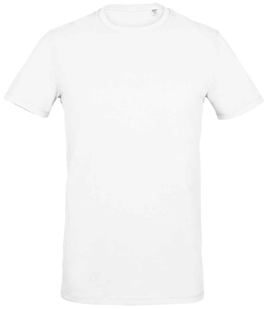 SOL'S Millenium Stretch T-Shirt in White, front view