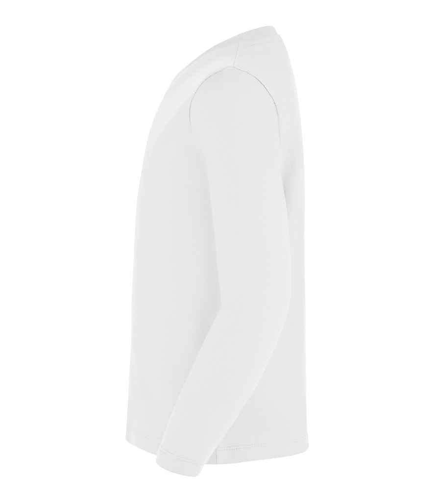 SOL'S Kids Imperial Long Sleeve T-Shirt in White, side view