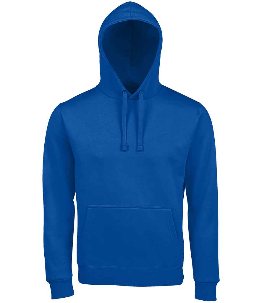 SOL'S Unisex Spencer Hooded Sweatshirt in Royal Blue, front view