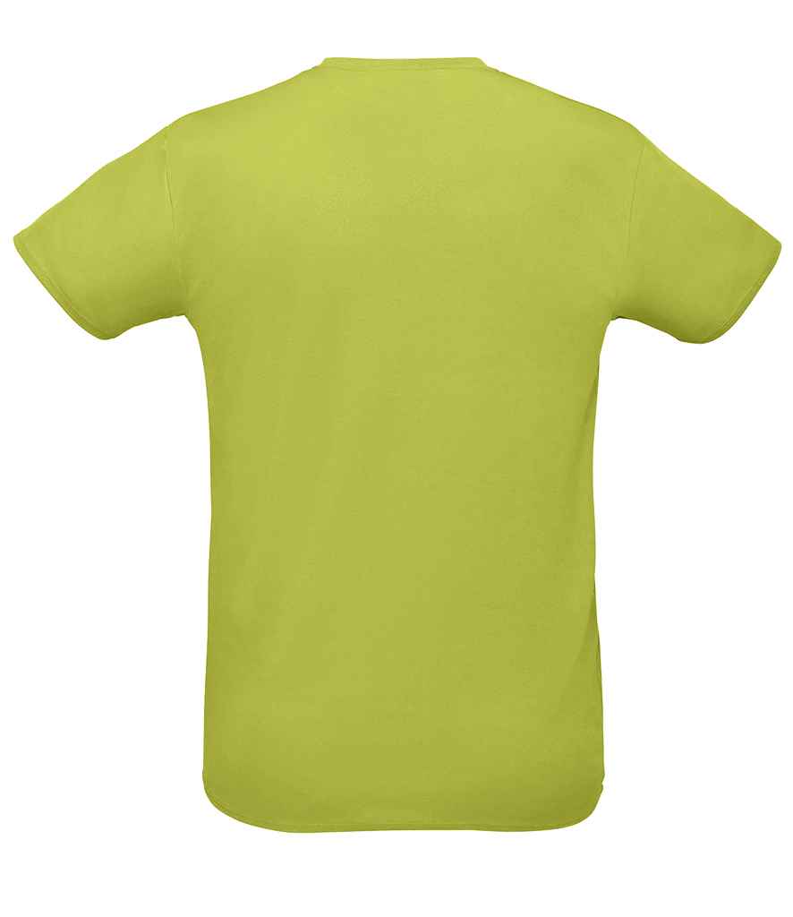 SOL'S Unisex Sprint T-Shirt in Apple Green, back view