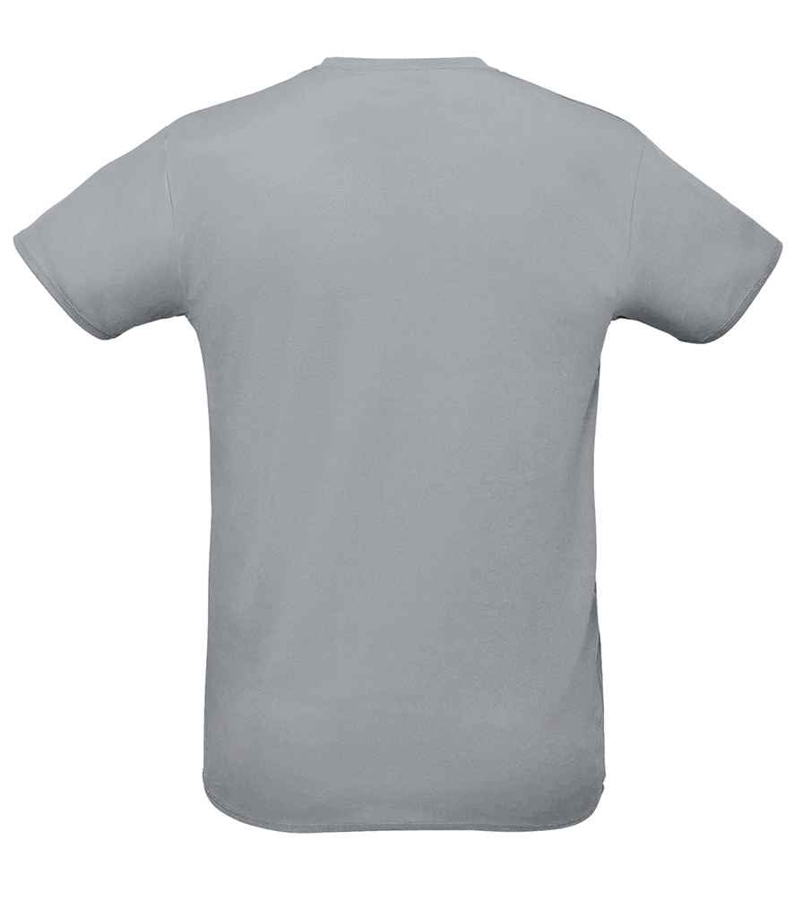 SOL'S Unisex Sprint T-Shirt in Pure Grey, back view