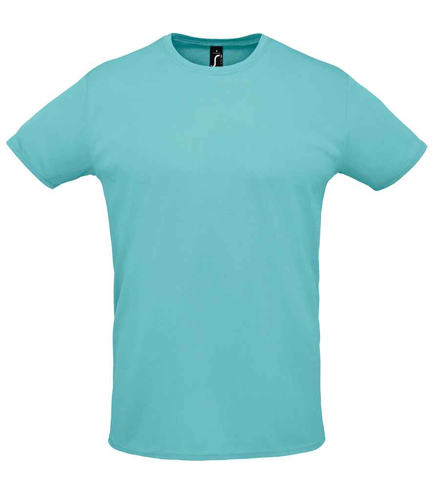 SOL'S Unisex Sprint T-Shirt in Pool Blue, front view