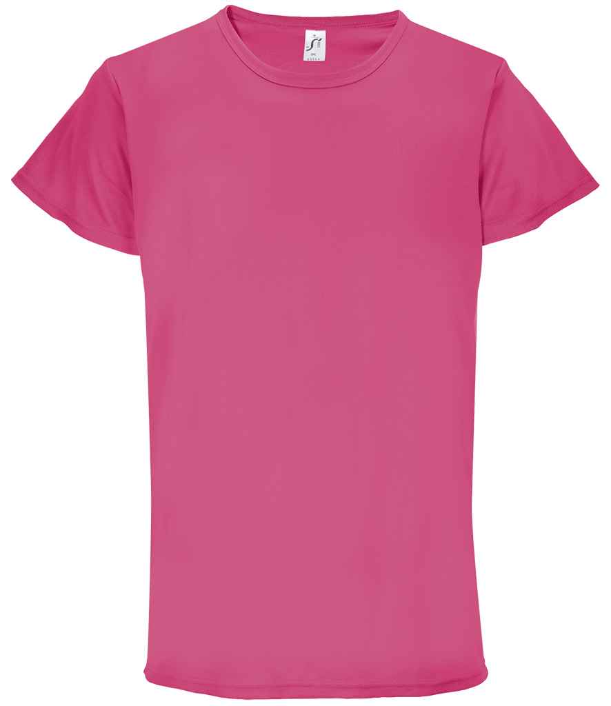 SOL'S Unisex Sprint T-Shirt in Ribbon Pink, front view