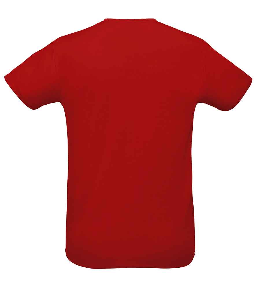 SOL'S Unisex Sprint T-Shirt in Red, back view