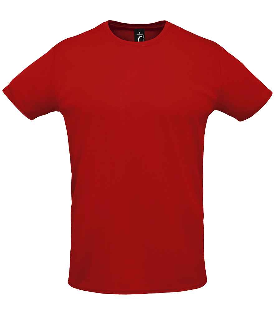 SOL'S Unisex Sprint T-Shirt in Red, front view