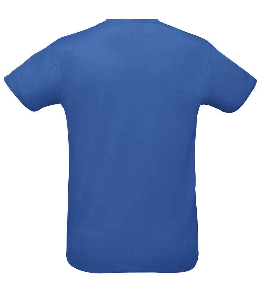 SOL'S Unisex Sprint T-Shirt in Royal Blue, back view