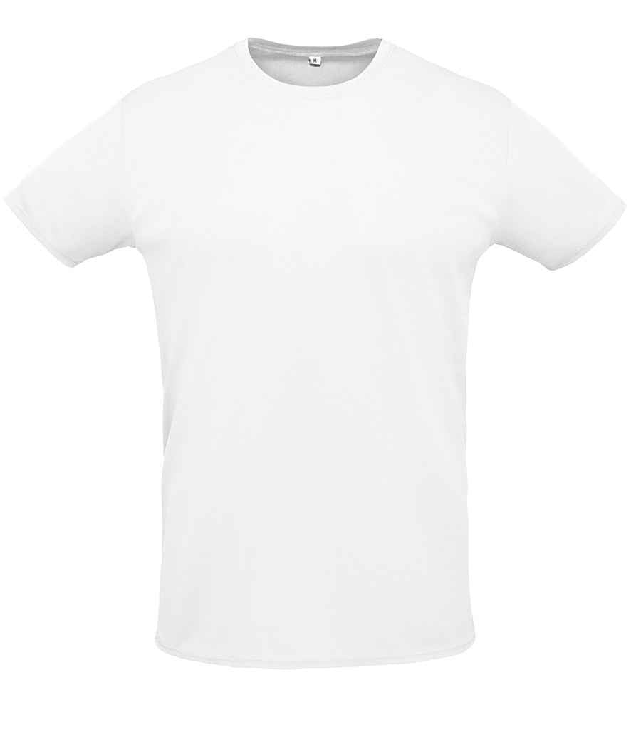 SOL'S Unisex Sprint T-Shirt in White, front view